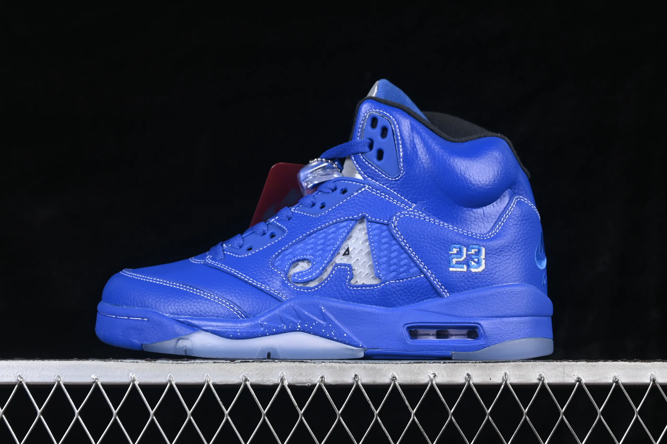 All categories Air Jordan Jordan series basketball shoes Air Jordan 5 Awake NY x Air Jordan 5 Retro AJ5 Joe 5 racing blue DV4982-400